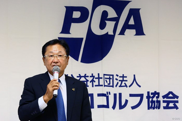 日本プロゴルフ協会の倉本昌弘会長。国内シニアツアーは7月に開幕へ 倉本昌弘