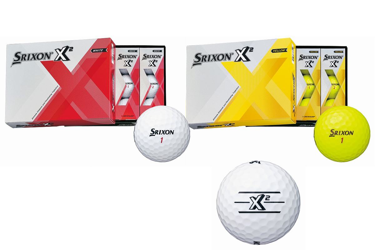 飛距離追求型「スリクソン X2 ボール」にソフトな打感をプラス