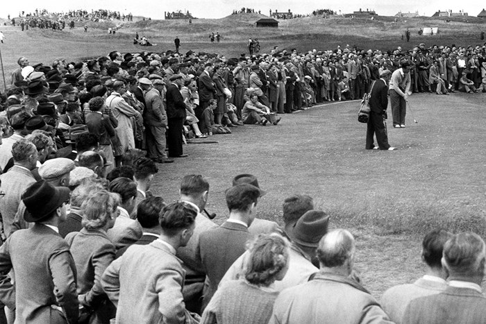 難セッティングになった1947年の「全英オープン」（MirrorpixGetty Images） 1947年 全英オープン