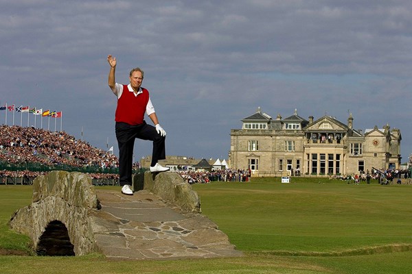 2005年 全英オープン 最終日 ジャック・ニクラス ゴルフの聖地でキャリアに終止符を打つニクラス（R&A via Getty Images）