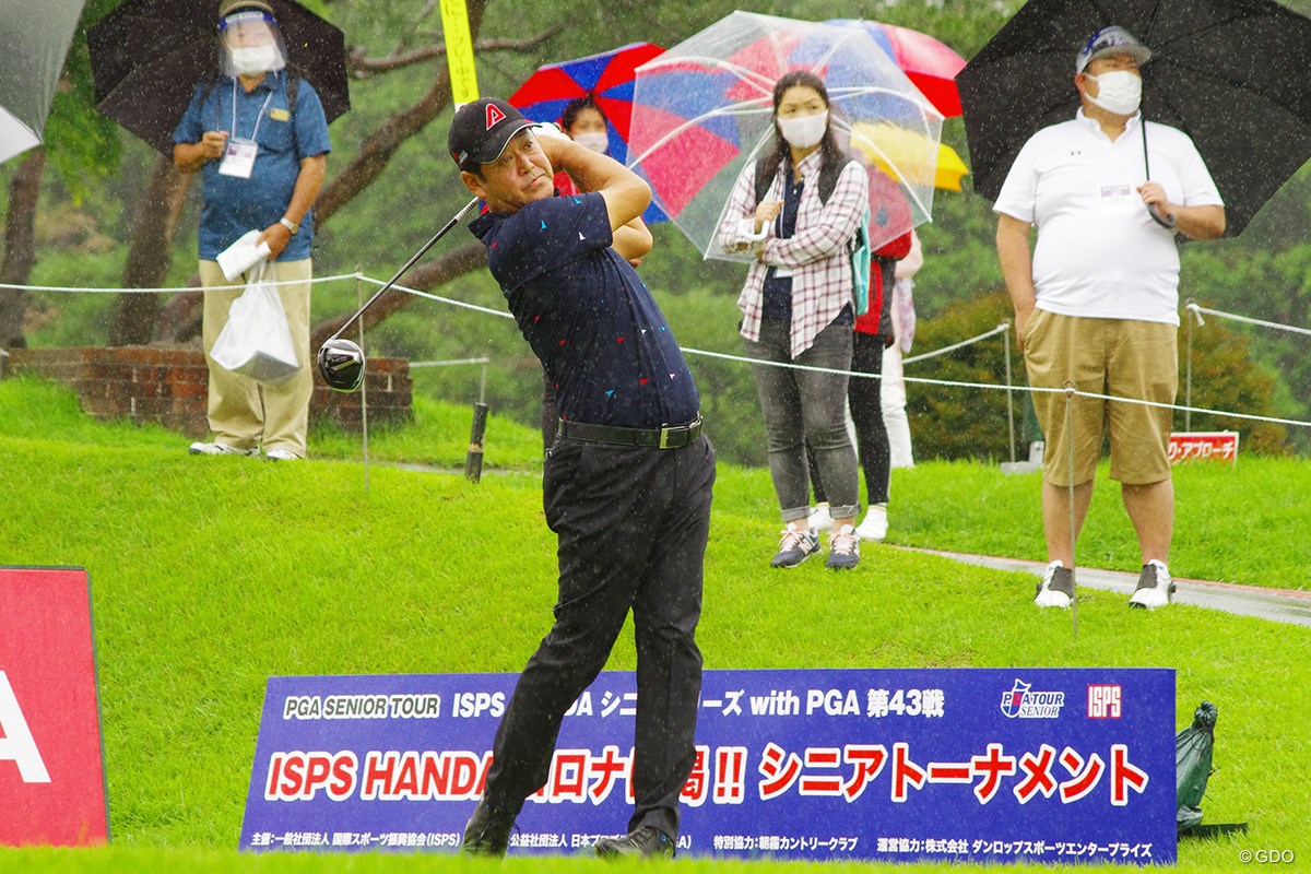 2020年 ISPS HANDA コロナに喝!! シニアトーナメント 初日 柳沢伸祐