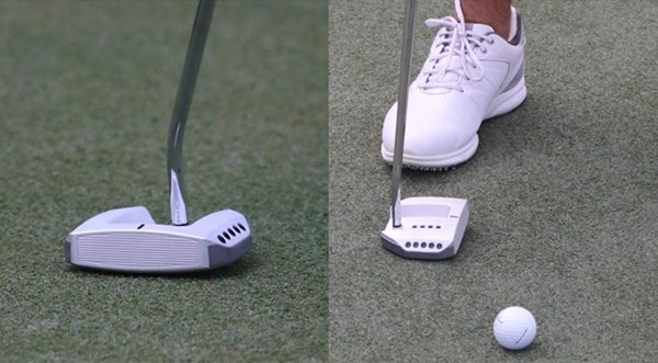 シュワルツェルが使うPXGのパターは重心よりも後方にシャフトが入る(画像提供GolfWRX、PGATOUR.COM)