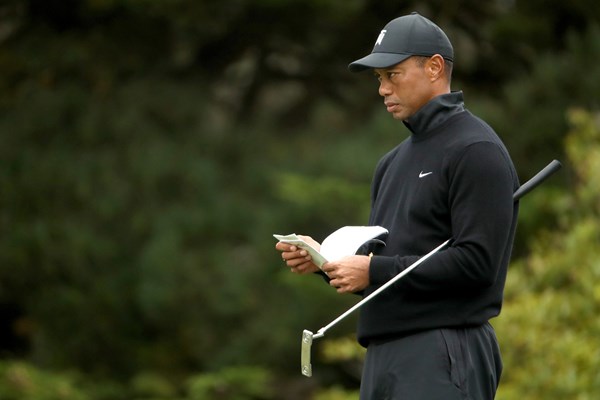 タイガー・ウッズは新しいパターをメジャーに持ち込んだ(Christian Petersen/PGA of America/PGA of America via Getty Images)