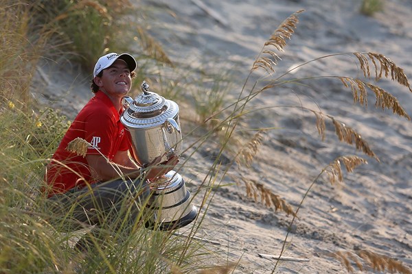 全米オープンと同じ8打差で全米プロゴルフ選手権を制したマキロイ（Ross Kinnaird/Getty Images）