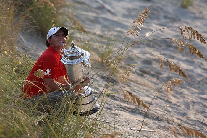 全米オープンと同じ8打差で全米プロゴルフ選手権を制したマキロイ（Ross Kinnaird/Getty Images） ロリー・マキロイ