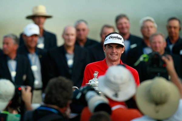 2011年 全米プロゴルフ選手権 最終日 キーガン・ブラッドリー 脅威の粘りでメジャー初制覇を決めたブラッドリー(Kevin C. Cox/Getty Images)