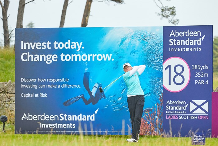 首位に並んで大会を折り返したステーシー・ルイス（Paul Severn/LPGA) 2020年 ASIスコットランド女子オープン 2日目 スターシー・ルイス