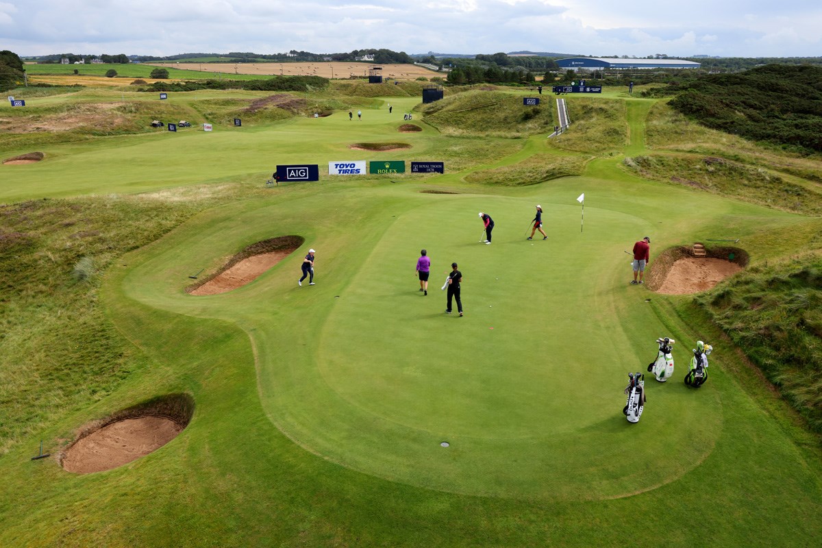 2020年 AIG女子オープン（全英女子） 事前 ロイヤルトゥルーンGC8番ホール