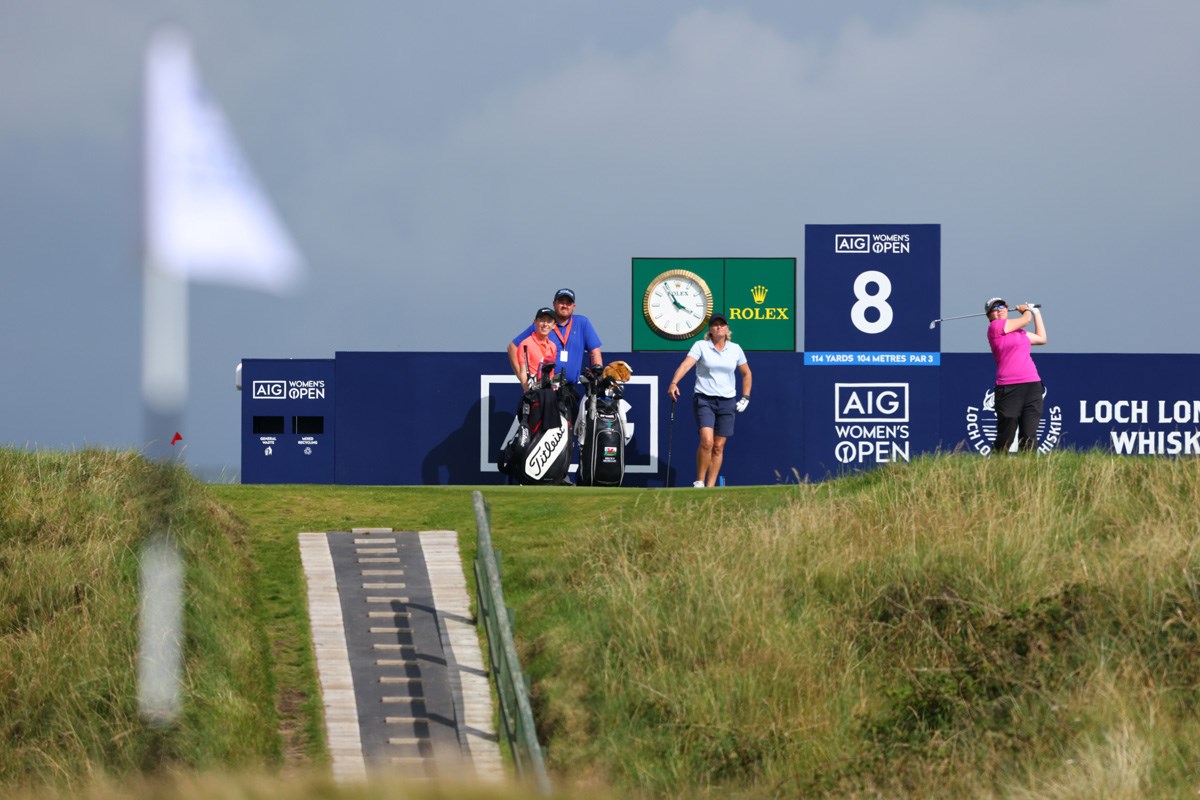 2020年 AIG女子オープン（全英女子） 事前 ロイヤルトゥルーンGC8番ホール