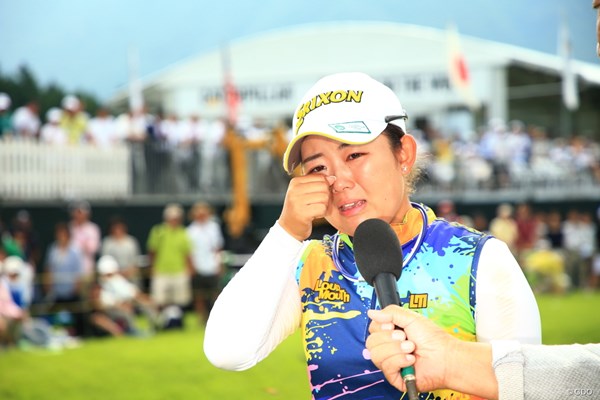 浅井咲希 昨年の初優勝時には涙を流した