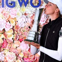 ドイツ人女子選手初のメジャー制覇(R&A/Getty Images)  2020年 AIG女子オープン（全英女子）  最終日 ソフィア・ポポフ