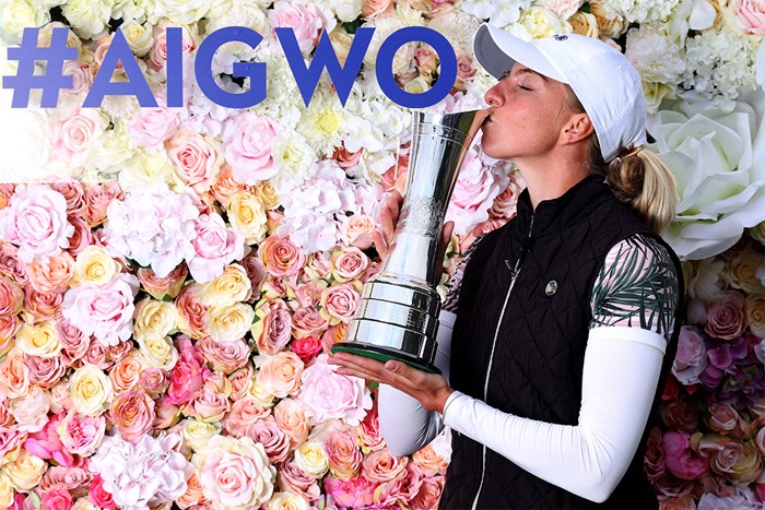 ドイツ人女子選手初のメジャー制覇(R&A/Getty Images)  2020年 AIG女子オープン（全英女子）  最終日 ソフィア・ポポフ