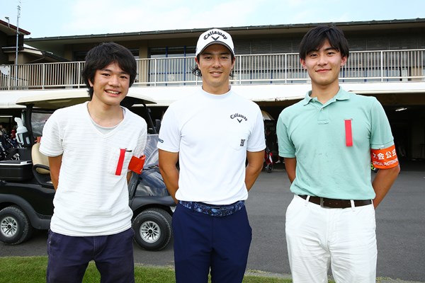 2020年 The “One” Junior Golf Tournament 最終日 石川遼 金子拓馬さん（右）と高橋凱さん（左）にとっても、忘れられない大会になった（大会提供）