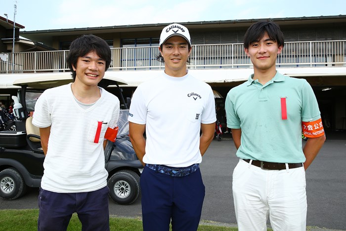 金子拓馬さん（右）と高橋凱さん（左）にとっても、忘れられない大会になった（大会提供） 2020年 The “One” Junior Golf Tournament 最終日 石川遼