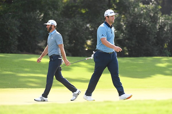 初日から攻防を繰り広げたジョンソンとラーム(Ben Jared/PGA TOUR via Getty Images)