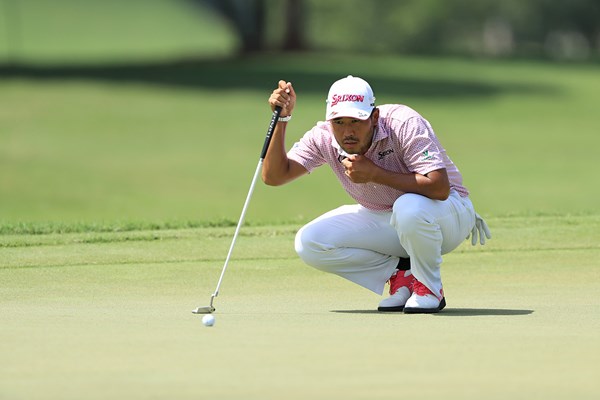 松山英樹※撮影は大会初日（Sam Greenwood／Getty Images）