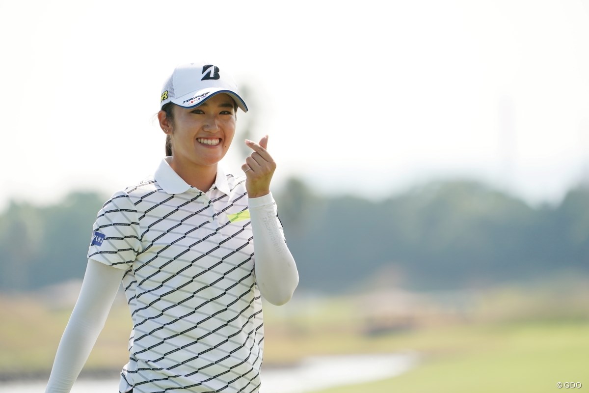 2020年 日本女子プロゴルフ選手権大会コニカミノルタ杯 初日 稲見萌寧