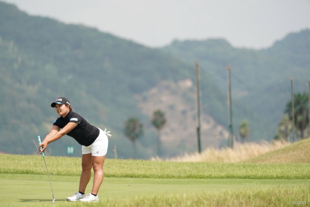 2020年 日本女子プロゴルフ選手権大会コニカミノルタ杯 初日 鈴木愛