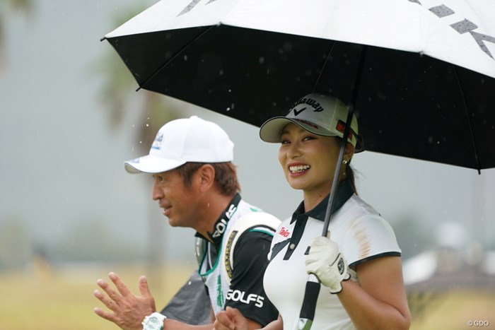 いつも笑顔をありがとう 2020年 日本女子プロゴルフ選手権大会コニカミノルタ杯 2日目 竹内美雪