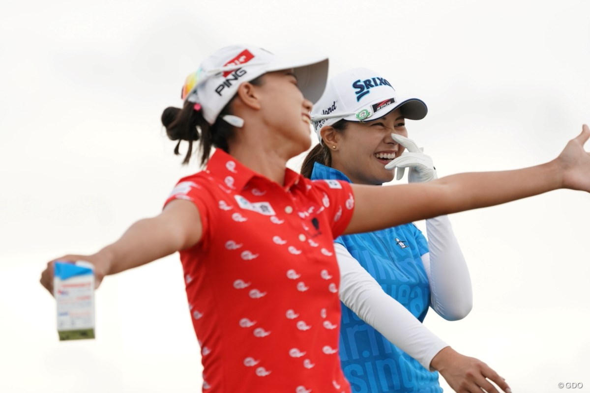 2020年 日本女子プロゴルフ選手権大会コニカミノルタ杯 2日目 新垣比菜