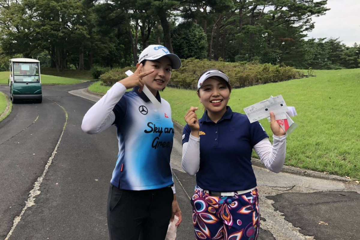 2020年 PGM Challenge II  2日目 三浦桃香と幡野夏生