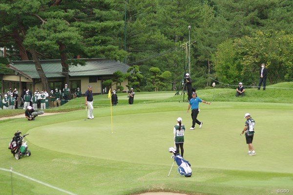 2020年 日本シニアオープンゴルフ選手権競技 最終日 寺西明 18番はガードバンカーに入れてボギーフィニッシュ。それでも後続に5打差をつける完勝だった
