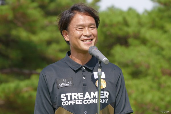 日本フットゴルフ協会の松浦会長。「あなたも日本代表になれます！」