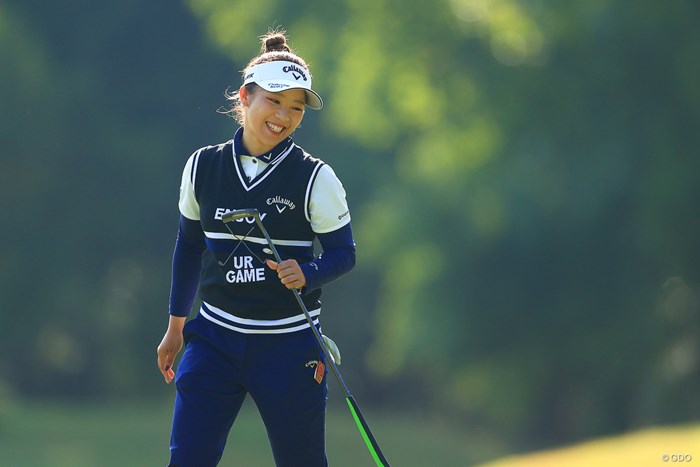 こんな時代を笑顔で変えて！！ 2020年 日本女子オープンゴルフ選手権 2日目 田中瑞希