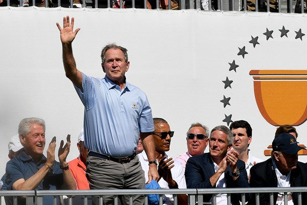 2020年 ジョージ・W・ブッシュ元米大統領 ジョージ・W・ブッシュ元米大統領※写真は2017年プレジデンツカップ（Stan Badz/PGA TOUR）
