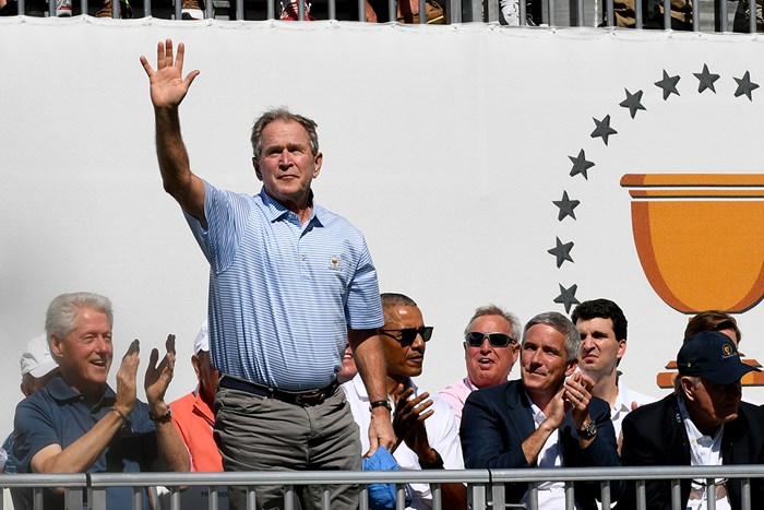 ジョージ・W・ブッシュ元米大統領※写真は2017年プレジデンツカップ（Stan Badz/PGA TOUR） 2020年 ジョージ・W・ブッシュ元米大統領