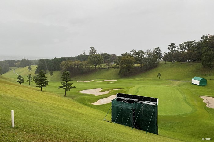 台風に伴う大雨のため、2日目は中止となった 2020年 スタンレーレディスゴルフトーナメント 2日目 東名CC