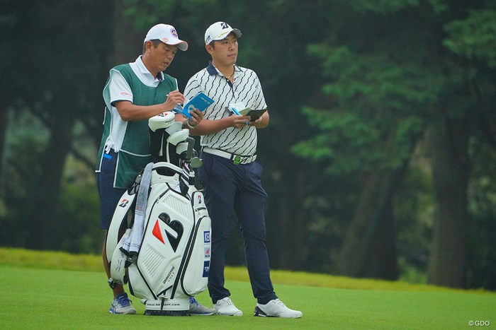 清水さんとのコンビはいつも好成績ですね。 2020年 日本オープンゴルフ選手権競技 初日 堀川未来夢