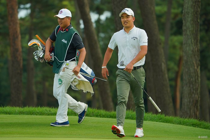 単独首位で決勝ラウンドに進んだ河本力 2020年 日本オープンゴルフ選手権競技 2日目 河本力