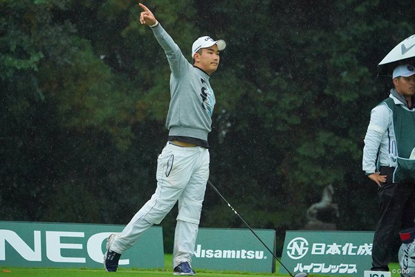 2020年 日本オープンゴルフ選手権競技 3日目 河本力 最終18番でもティショットは曲がりショットに頭を抱えた