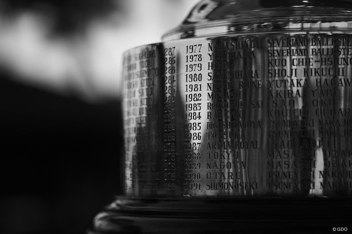 2020年 日本オープンゴルフ選手権競技 4日目 優勝カップ