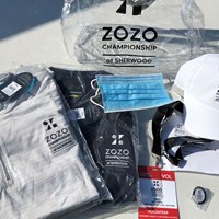 ボランティアスタッフが場内で着用するグッズ（提供：ZOZOチャンピオンシップ） 2021年 ZOZOチャンピオンシップ 2日目 ボランティア用グッズ