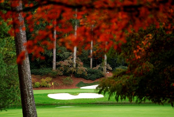 例年とは異なる彩りのオーガスタナショナルGC（提供：Augusta National Golf Club）