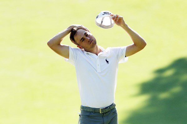 ダスティン・ジョンソンを追いかける選手たちには厳しい環境？写真はジャスティン・トーマス (Patrick Smith/Getty Images)