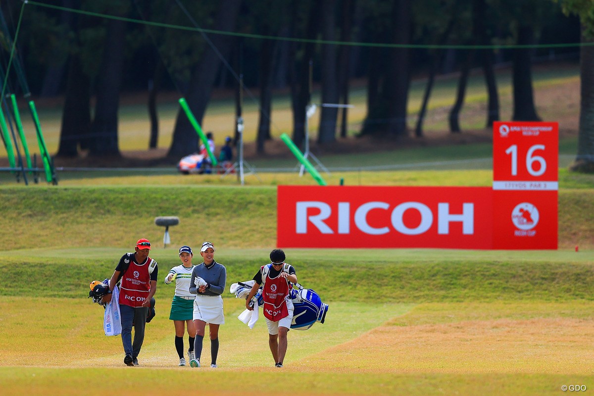 2020年 LPGAツアーチャンピオンシップリコーカップ 初日 原英莉花 小祝さくら