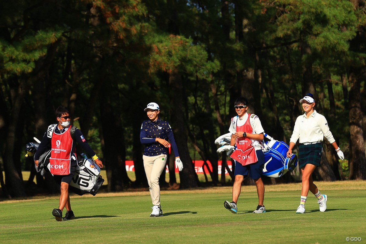 2020年 LPGAツアーチャンピオンシップリコーカップ 2日目 渋野日向子 原英莉花