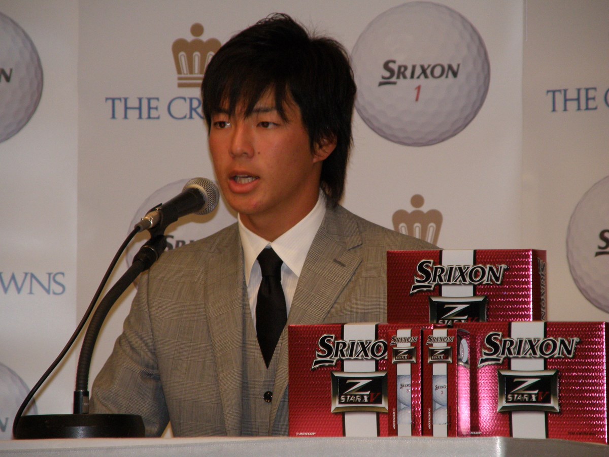 石川遼／SRIスポーツとの契約発表