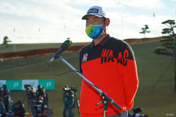 2020年 ゴルフ日本シリーズJTカップ 最終日 チャン・キム 可愛いマスク。