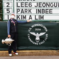 韓国勢がまた勝った（Jeff Haynes/USGA） 2020年 全米女子オープン 最終日 キム・アリム
