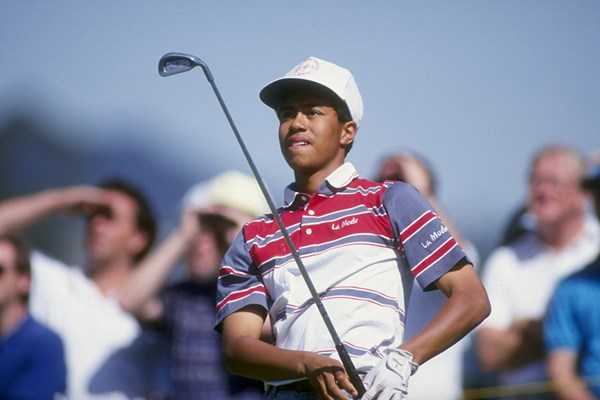 1992年 タイガー・ウッズ 当時16歳のタイガー・ウッズ(Gary Newkirk／Getty Images)