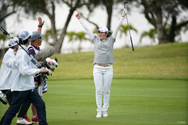 練習ラウンドは9ホールのみ 稲見萌寧がベストスコア 65 国内女子ツアー Lpga Gdo ゴルフダイジェスト オンライン