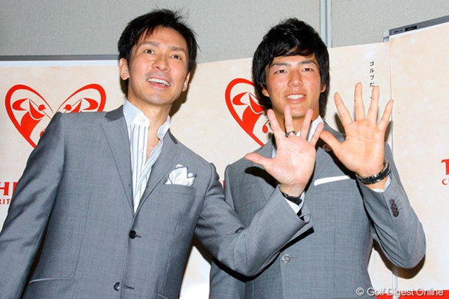 次は 55 を目指せ 郷ひろみ 遼にエール レジェンドチャリティプロアマ 国内男子ツアー Jgto Gdo ゴルフダイジェスト オンライン