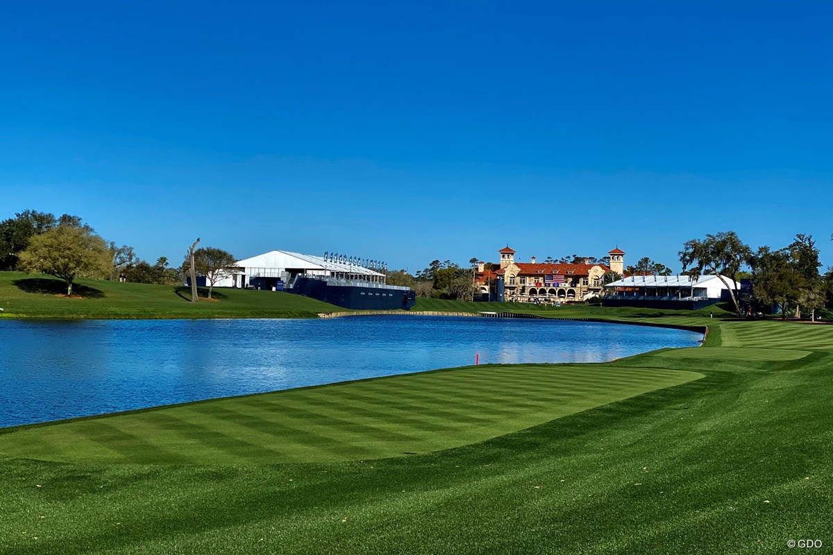 2021年 ザ・プレーヤーズ選手権 事前 TPCソーグラス18番ホール