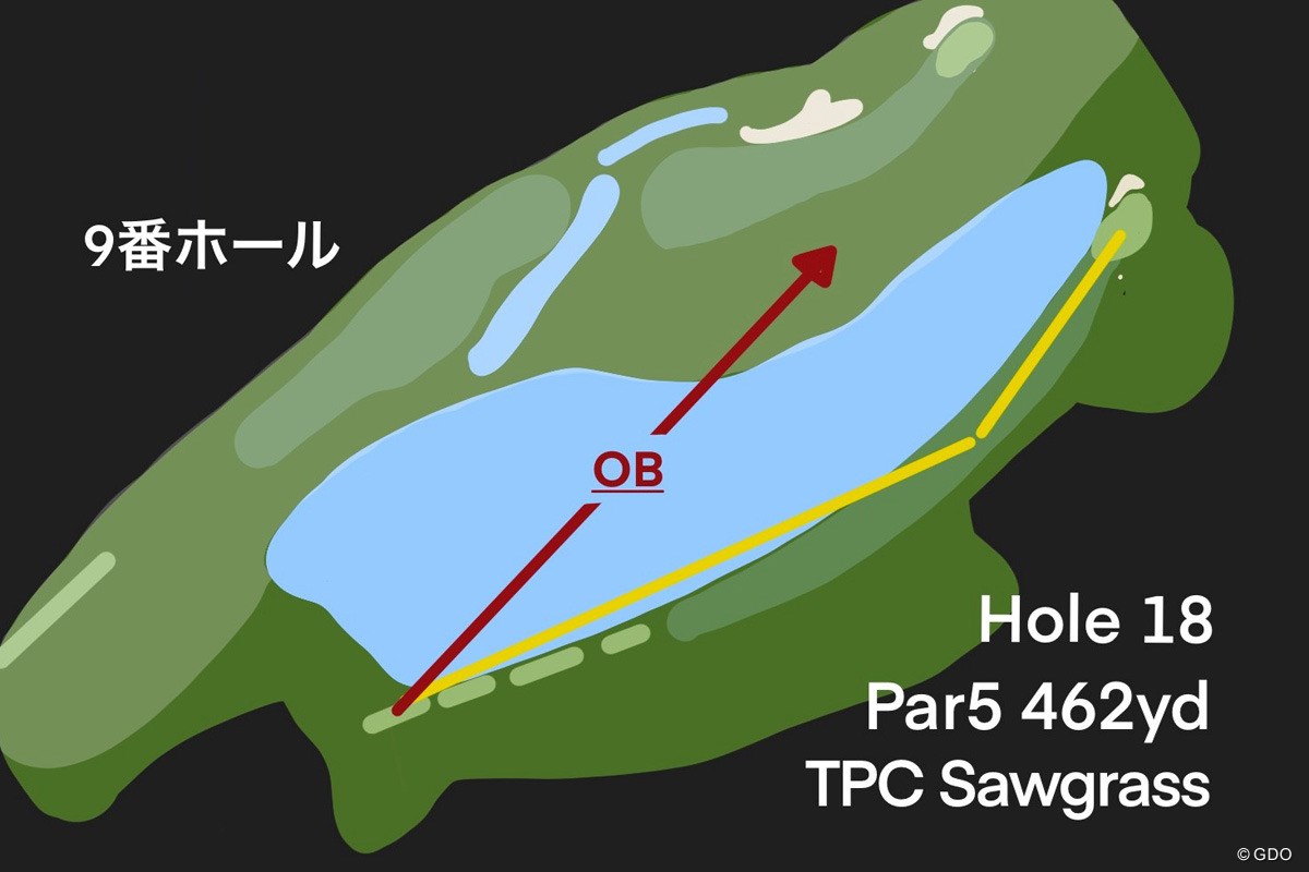 2021年 ザ・プレーヤーズ選手権 事前 TPCソーグラス18番ホール