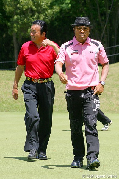 2010年 ザ･レジェンド・チャリティプロアマトーナメント 初日 片山晋呉 細川たかし