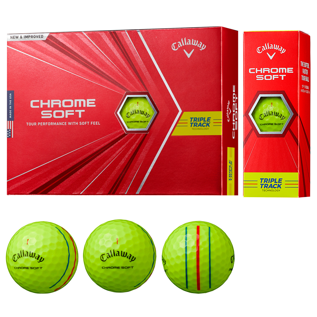 キャロウェイ キャロウェイ CHROME SOFT（クロムソフト）ボール＜2020年＞の